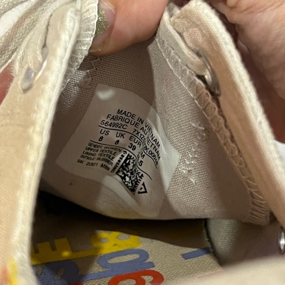 Chunky colorful low top converse!! - Picture 4 of 4